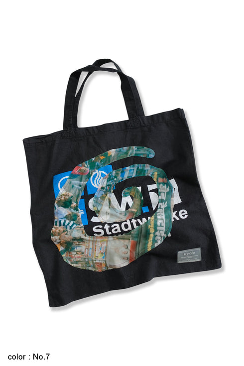 UPCYCLED SPIRAL TOTE BAG / One of a Kind